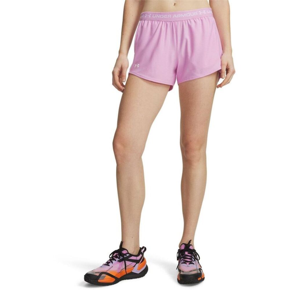 Under Armour Womens/Ladies Play Up 2 in 1 Shorts / Dawn Pink